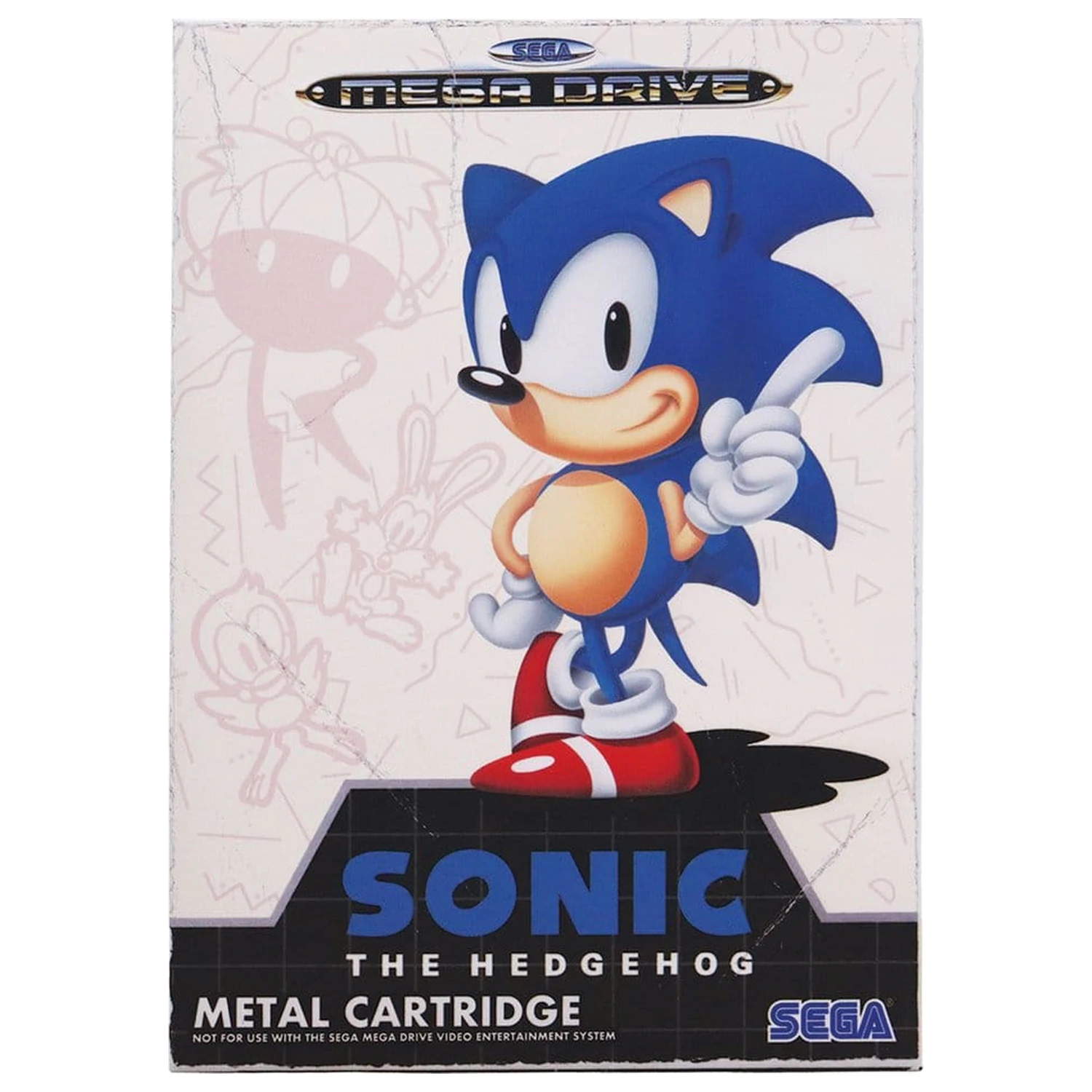 Sonic the Hedgehog Replika-Spielmodul Limitierte Edition 11 x 7 x 1 cm Produktfoto