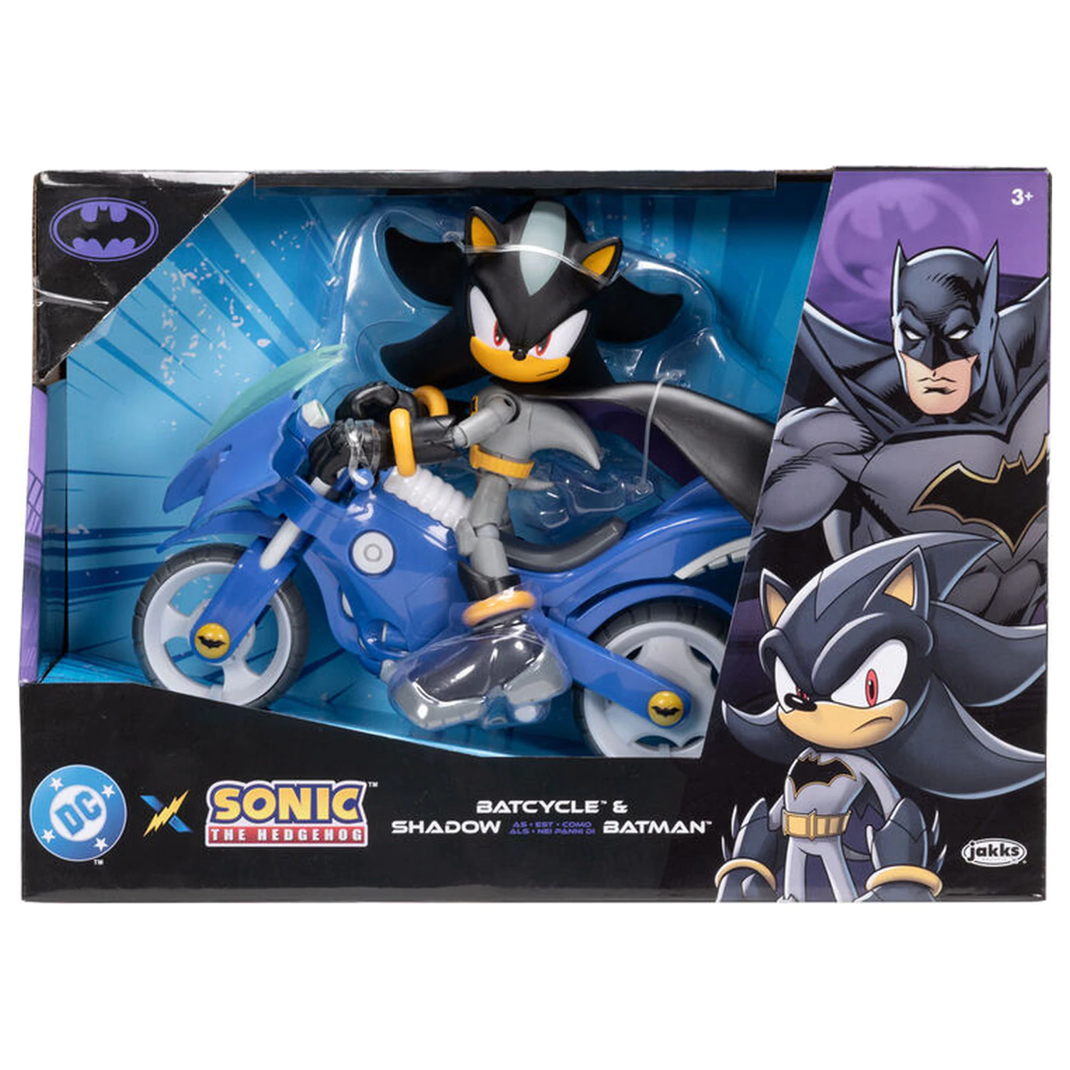 Sonic The Hedgehog Shadow mit Batcycle Figur 12cm Produktfoto