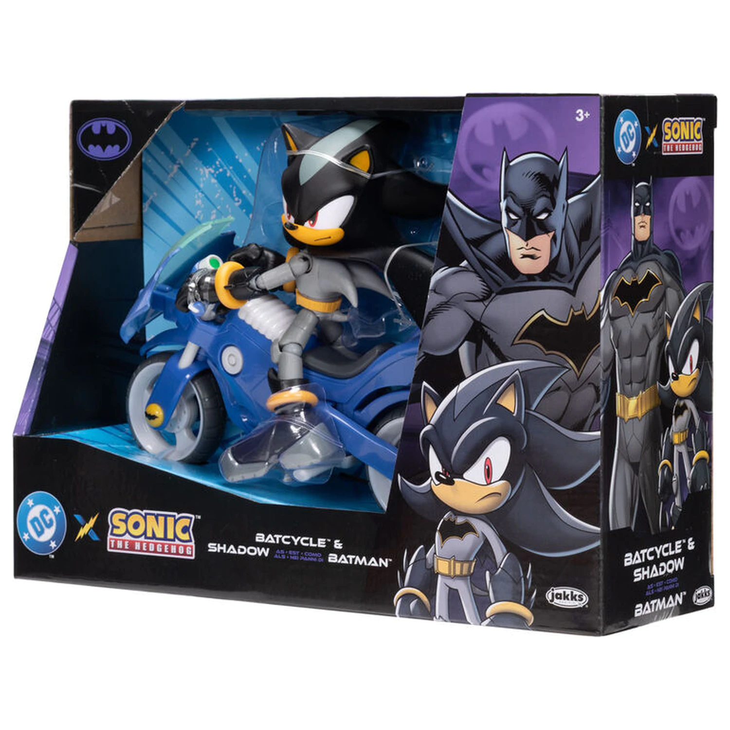 Sonic The Hedgehog Shadow mit Batcycle Figur 12cm Produktfoto