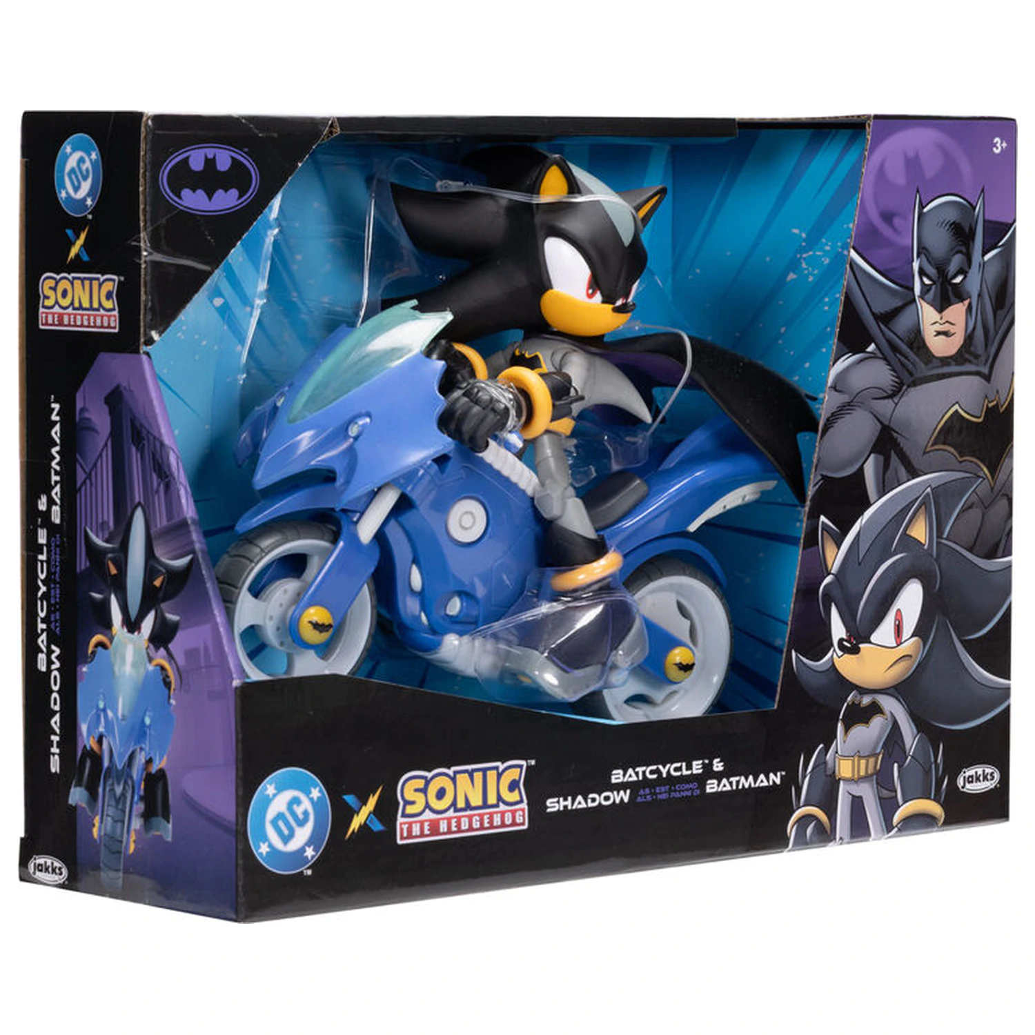 Sonic The Hedgehog Shadow mit Batcycle Figur 12cm Produktfoto