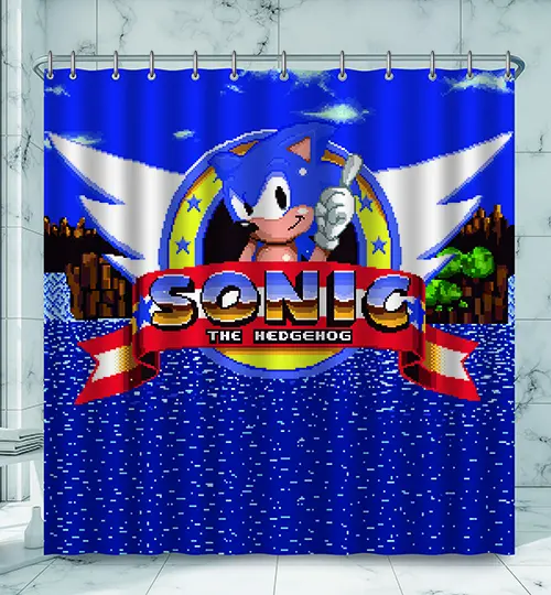 Sonic the Hedgehog Duschvorhang Classic Produktfoto