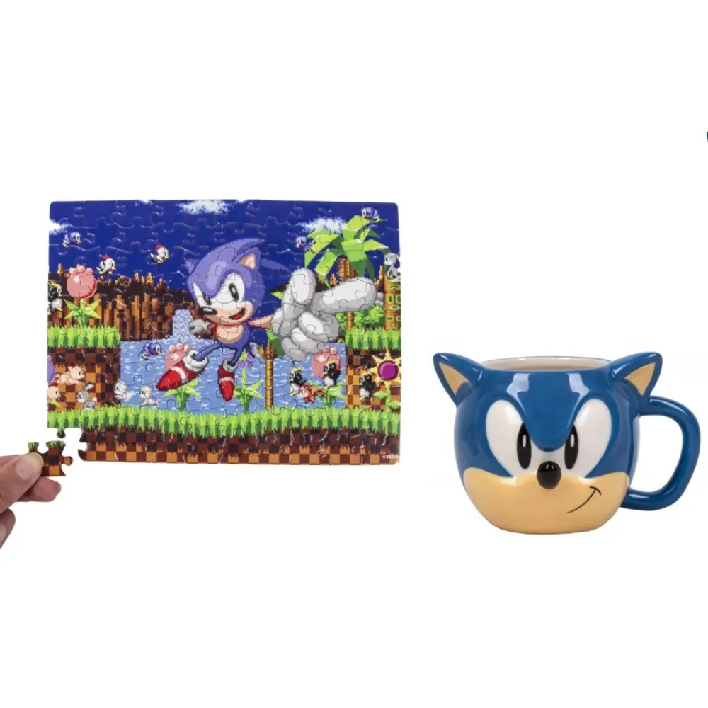 Sonic the Hedgehog Tasse und Puzzle Set Sonic termékfotó