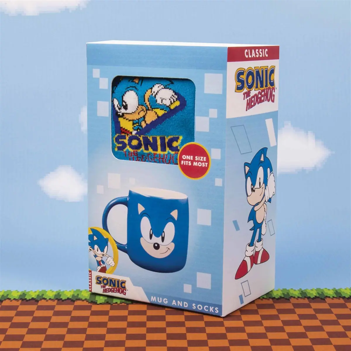 Sonic the Hedgehog Tasse und Socken Set Sonic termékfotó