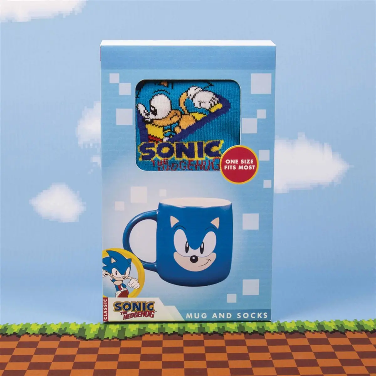 Sonic the Hedgehog Tasse und Socken Set Sonic termékfotó
