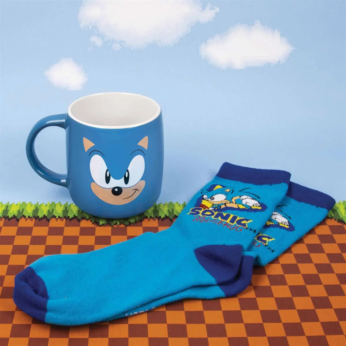 Sonic the Hedgehog Tasse und Socken Set Sonic termékfotó