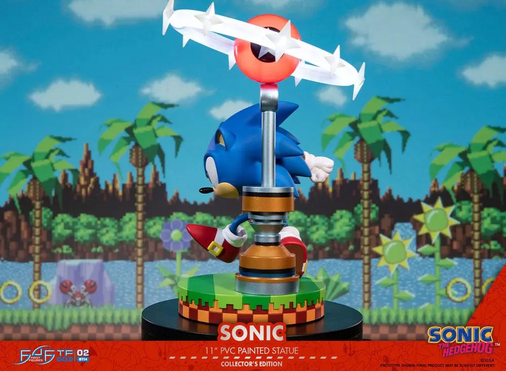 Sonic the Hedgehog PVC Statue Sonic Collector's Edition 27 cm Produktfoto