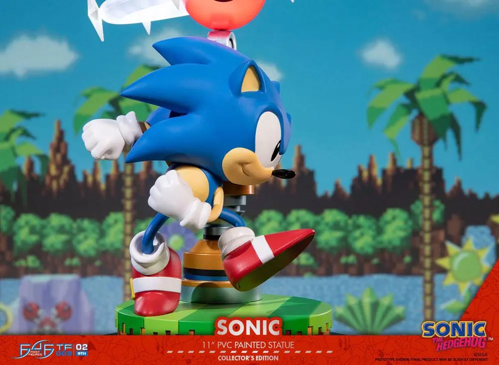 Sonic the Hedgehog PVC Statue Sonic Collector's Edition 27 cm Produktfoto