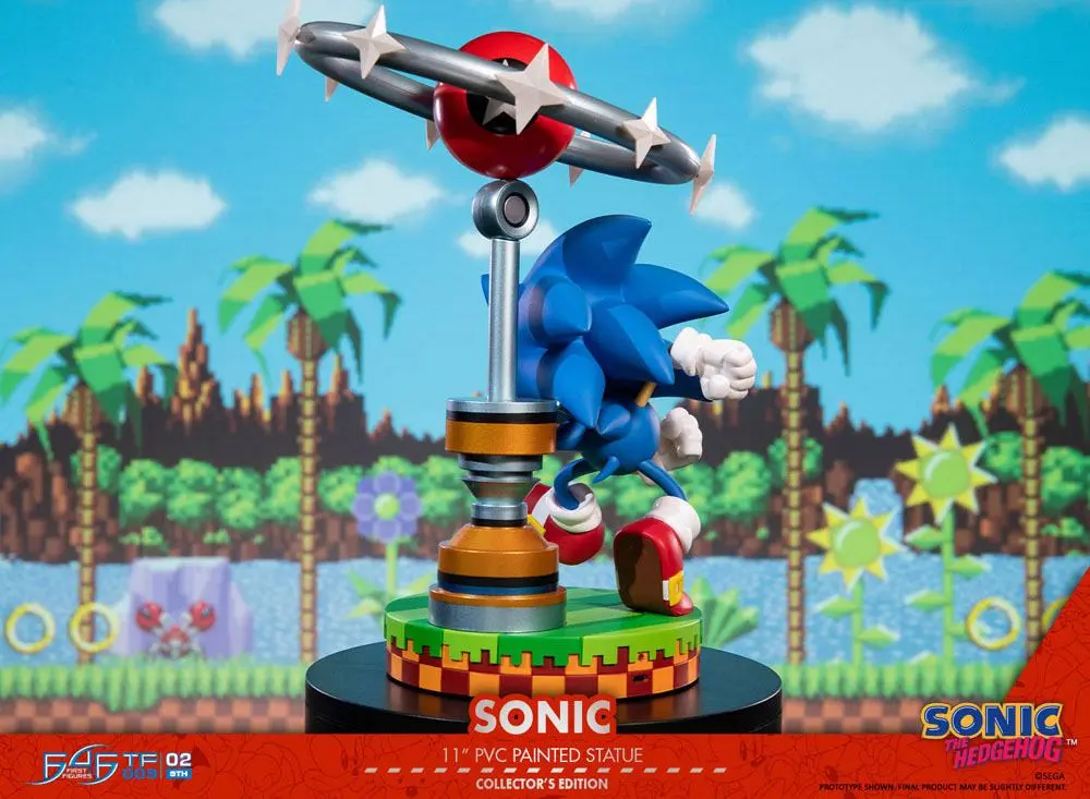 Sonic the Hedgehog PVC Statue Sonic Collector's Edition 27 cm Produktfoto