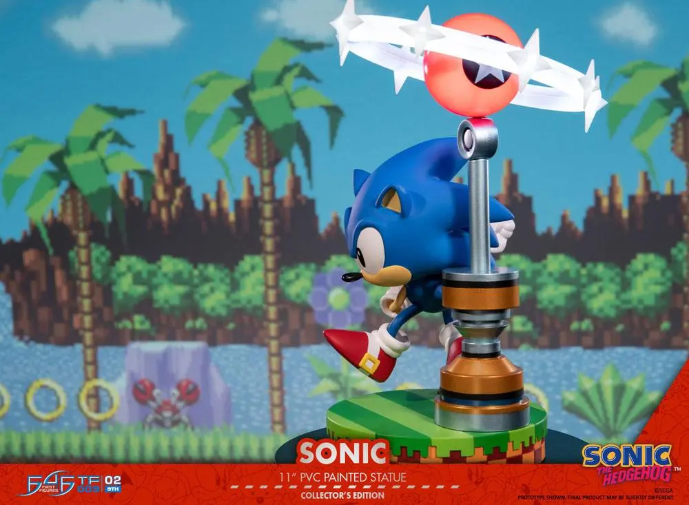 Sonic the Hedgehog PVC Statue Sonic Collector's Edition 27 cm Produktfoto