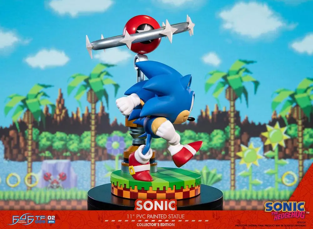Sonic the Hedgehog PVC Statue Sonic Collector's Edition 27 cm Produktfoto