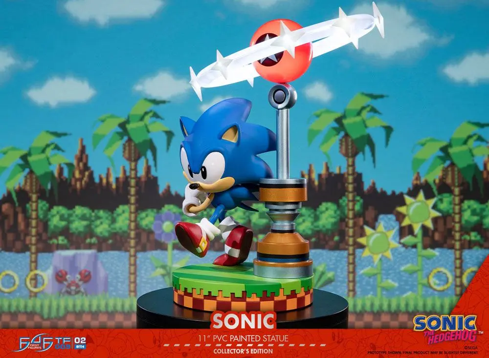 Sonic the Hedgehog PVC Statue Sonic Collector's Edition 27 cm Produktfoto