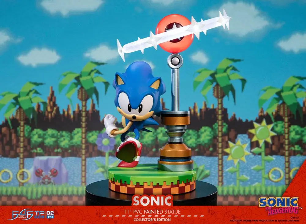 Sonic the Hedgehog PVC Statue Sonic Collector's Edition 27 cm Produktfoto