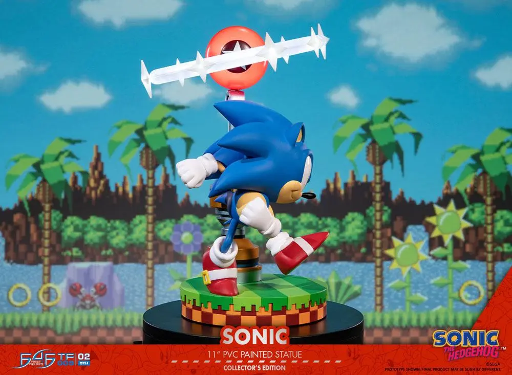 Sonic the Hedgehog PVC Statue Sonic Collector's Edition 27 cm Produktfoto