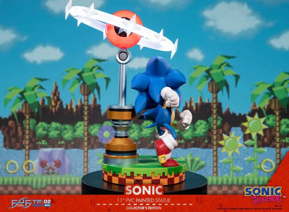 Sonic the Hedgehog PVC Statue Sonic Collector's Edition 27 cm Produktfoto
