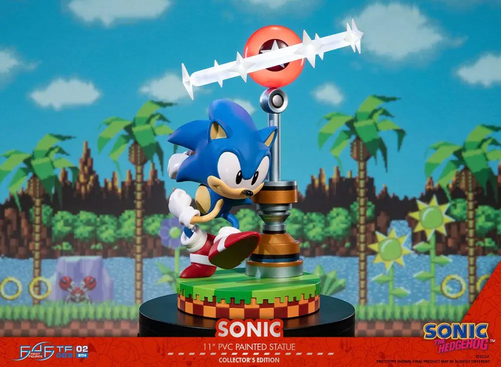 Sonic the Hedgehog PVC Statue Sonic Collector's Edition 27 cm Produktfoto