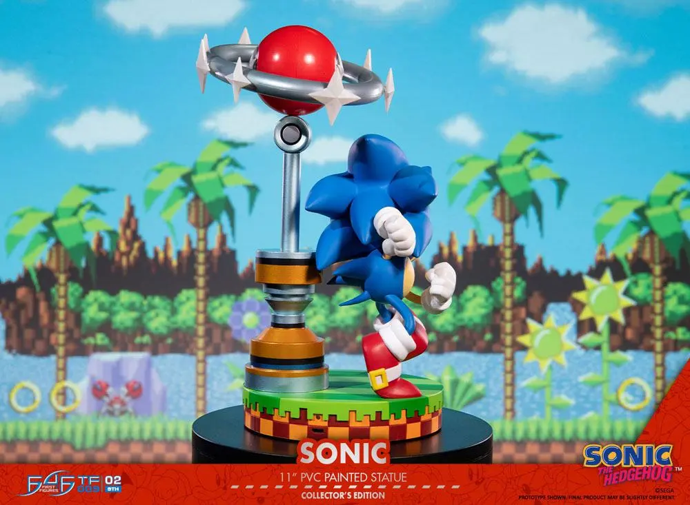 Sonic the Hedgehog PVC Statue Sonic Collector's Edition 27 cm Produktfoto