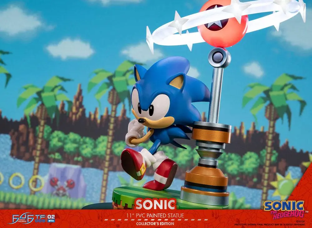 Sonic the Hedgehog PVC Statue Sonic Collector's Edition 27 cm Produktfoto