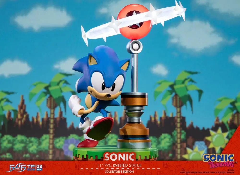 Sonic the Hedgehog PVC Statue Sonic Collector's Edition 27 cm Produktfoto