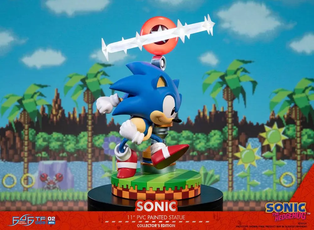 Sonic the Hedgehog PVC Statue Sonic Collector's Edition 27 cm Produktfoto