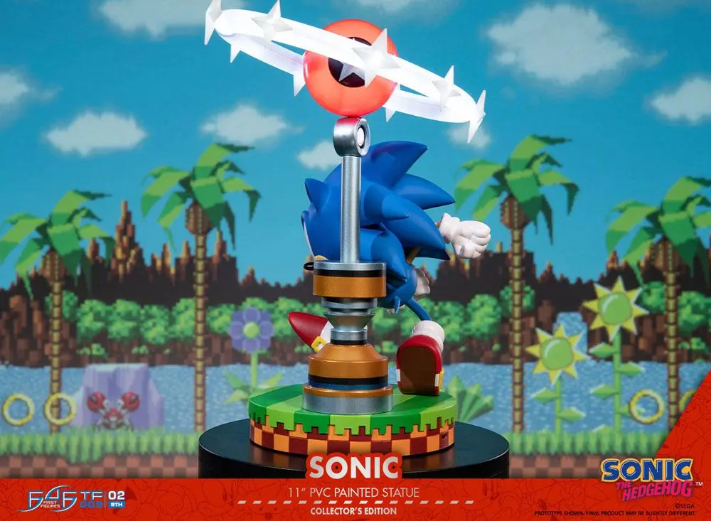 Sonic the Hedgehog PVC Statue Sonic Collector's Edition 27 cm Produktfoto