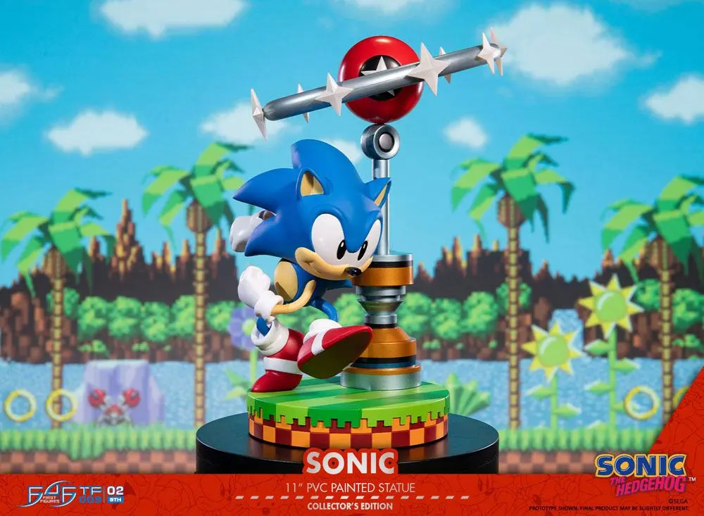 Sonic the Hedgehog PVC Statue Sonic Collector's Edition 27 cm Produktfoto