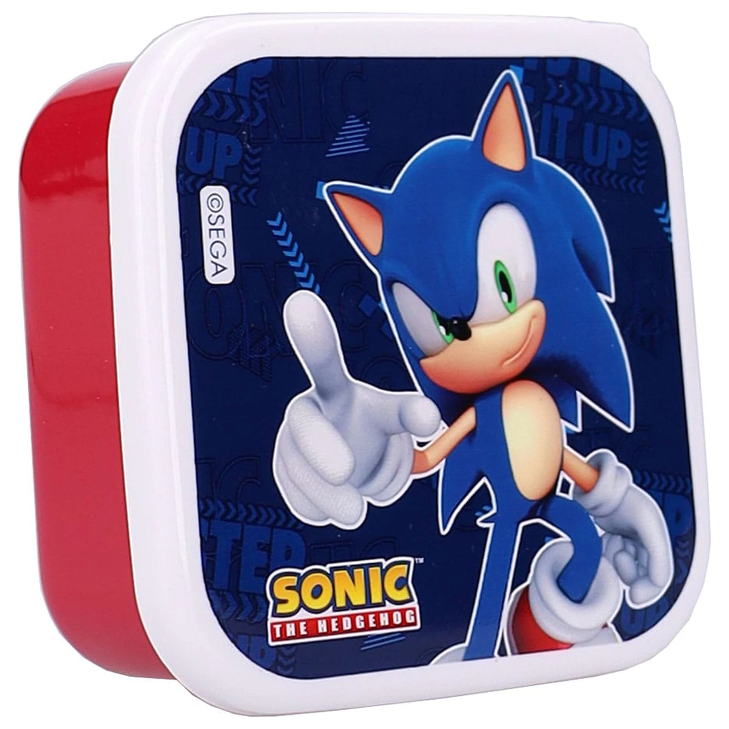 Sonic the Hedgehog Snackbox Set Sonic Fresh Bites Produktfoto