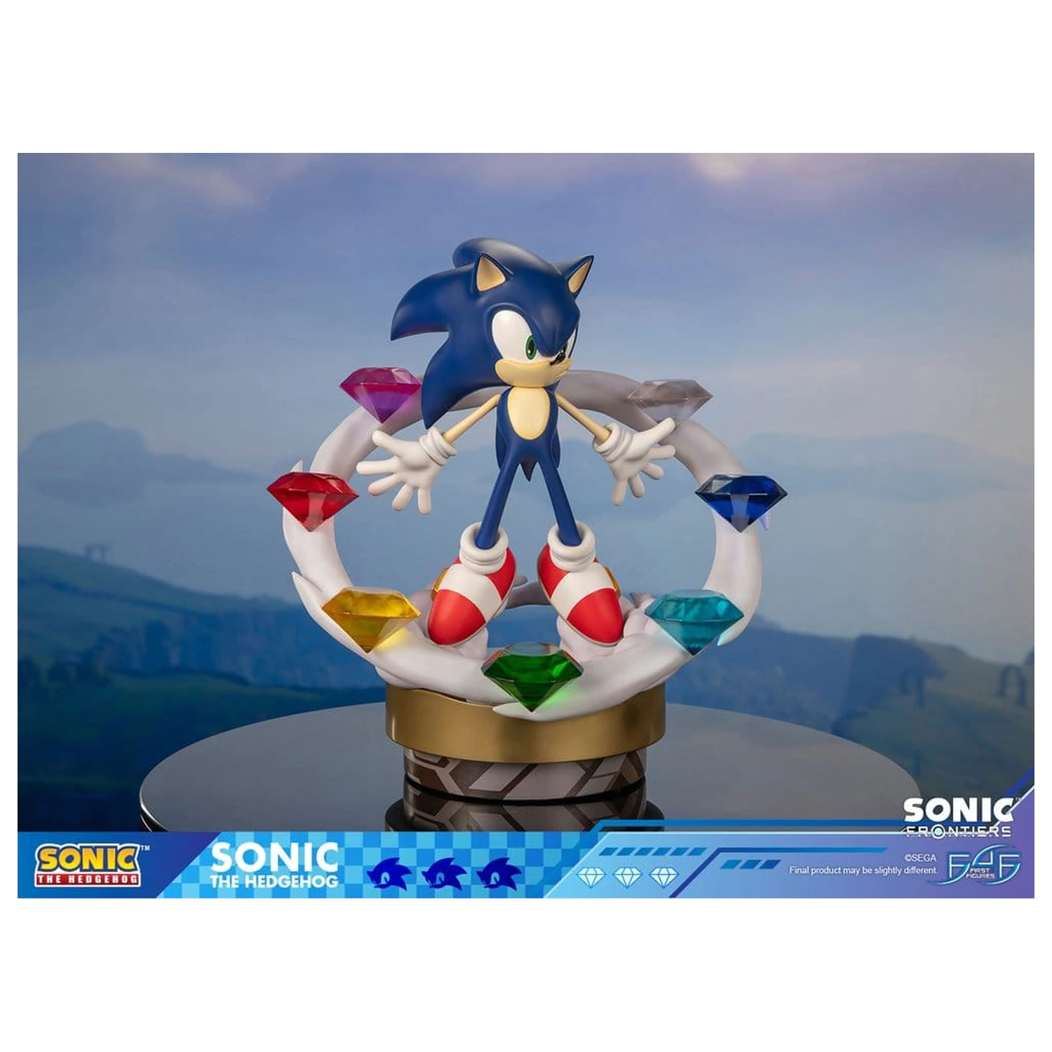 Sonic The Hedgehog Sonic Frontiers Harz Statue Sonic 42 cm Produktfoto