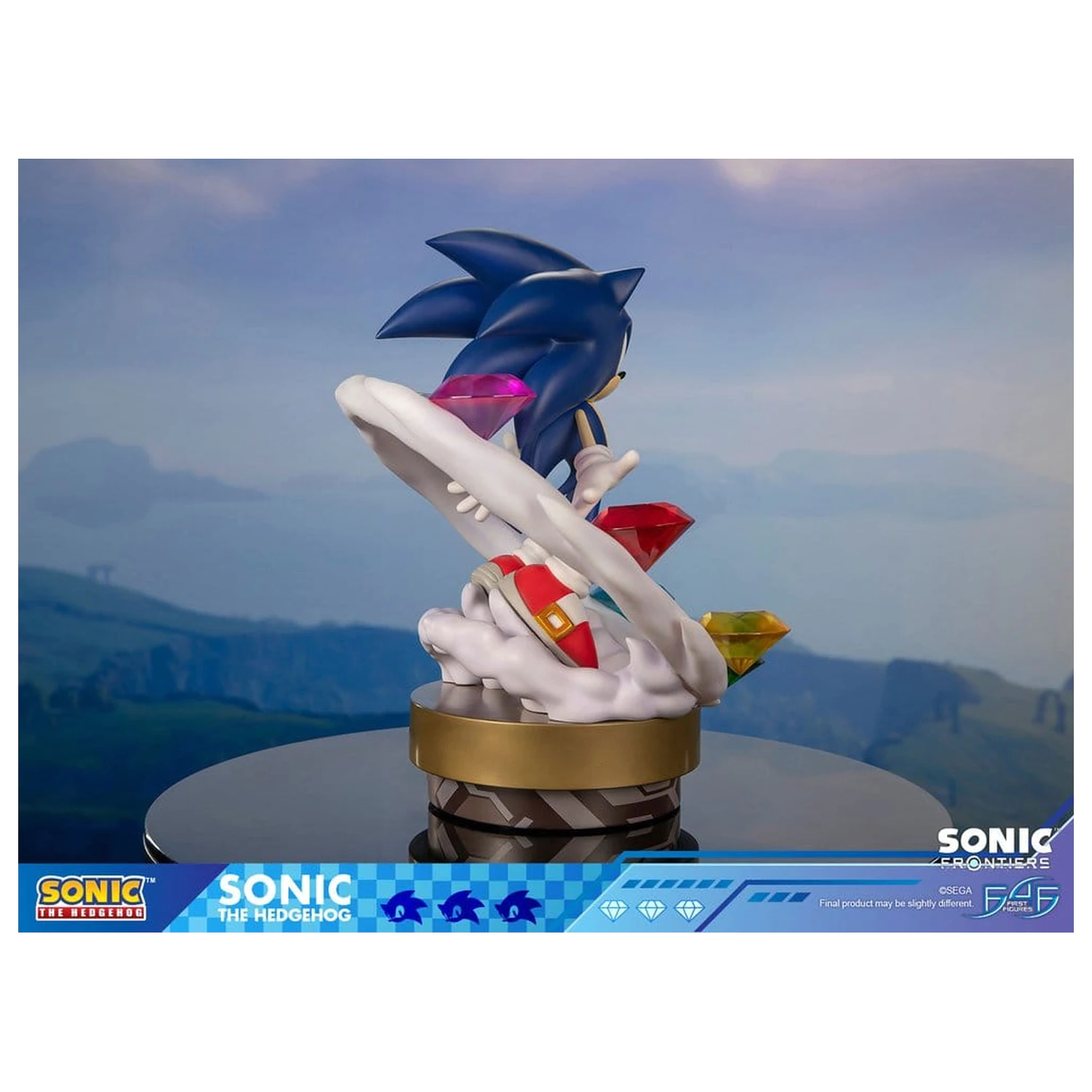 Sonic The Hedgehog Sonic Frontiers Harz Statue Sonic 42 cm Produktfoto