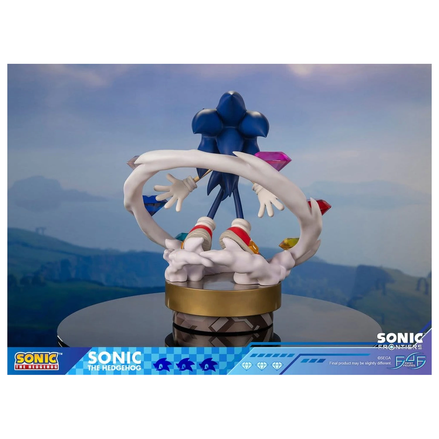 Sonic The Hedgehog Sonic Frontiers Harz Statue Sonic 42 cm Produktfoto