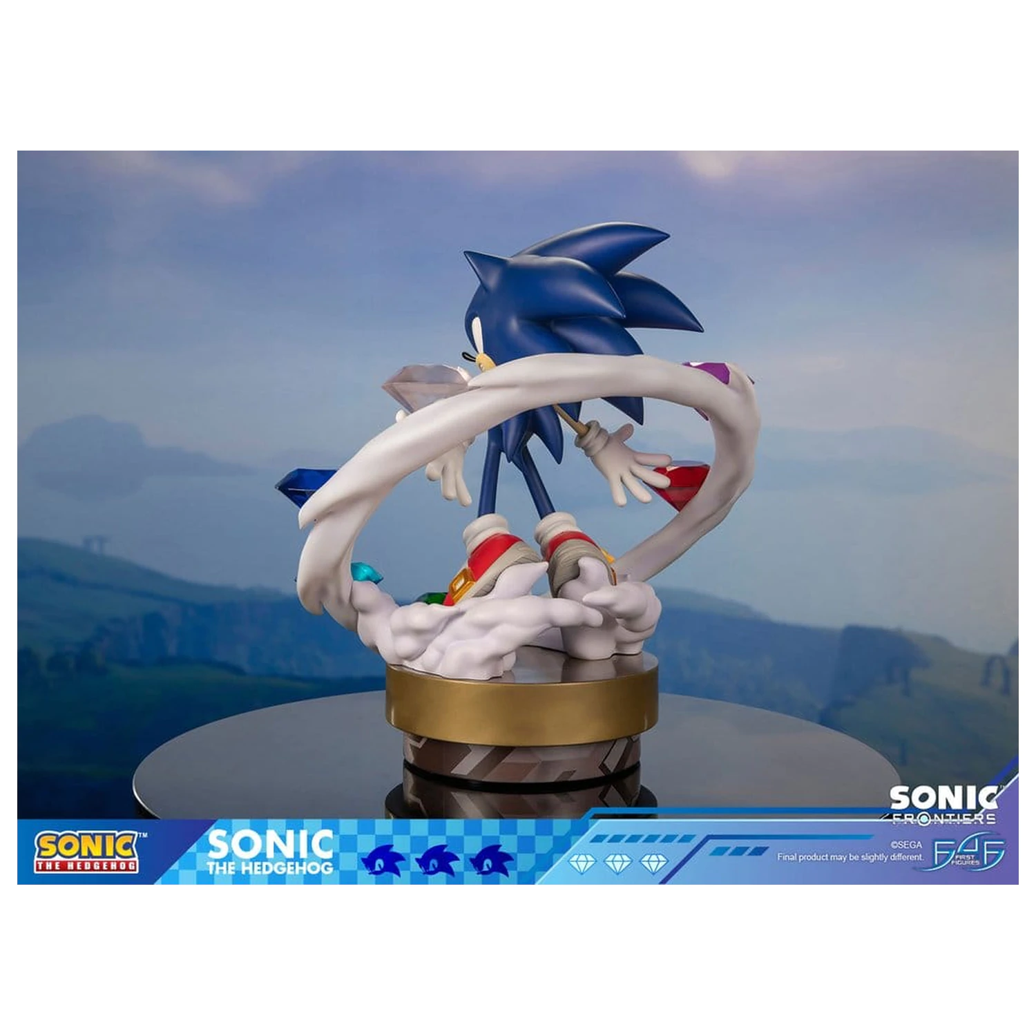 Sonic The Hedgehog Sonic Frontiers Harz Statue Sonic 42 cm Produktfoto