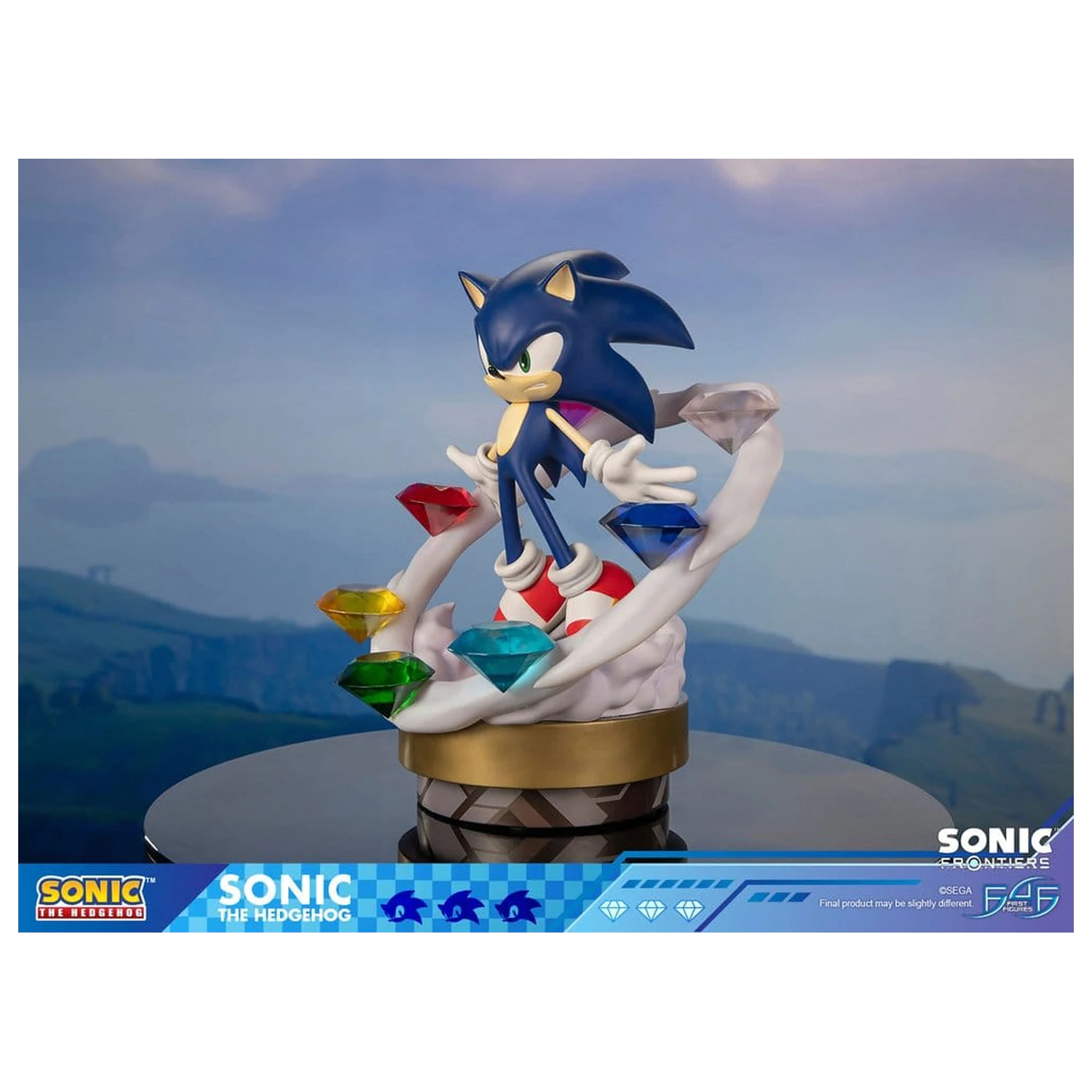 Sonic The Hedgehog Sonic Frontiers Harz Statue Sonic 42 cm Produktfoto