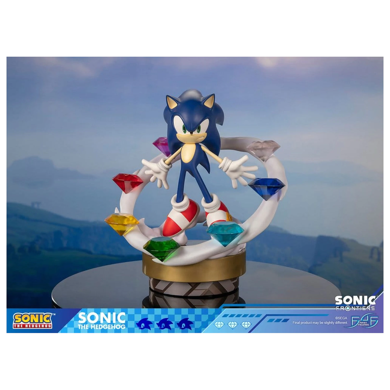 Sonic The Hedgehog Sonic Frontiers Harz Statue Sonic 42 cm Produktfoto