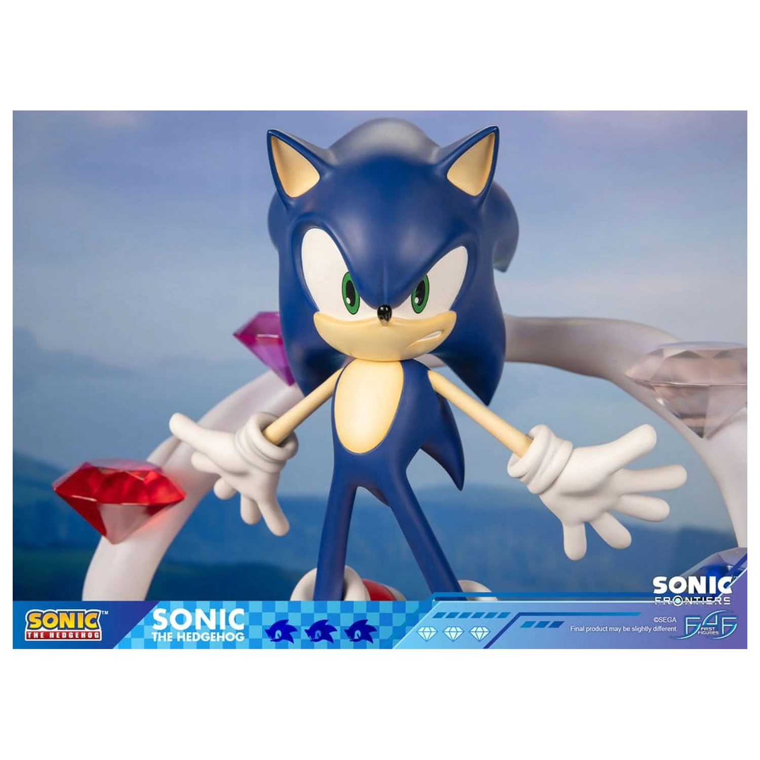 Sonic The Hedgehog Sonic Frontiers Harz Statue Sonic 42 cm Produktfoto