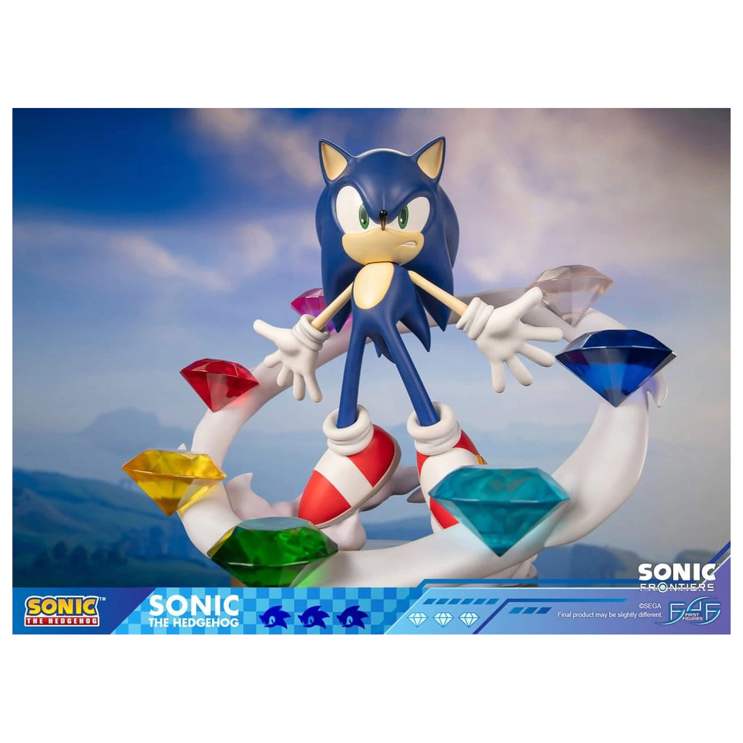 Sonic The Hedgehog Sonic Frontiers Harz Statue Sonic 42 cm Produktfoto