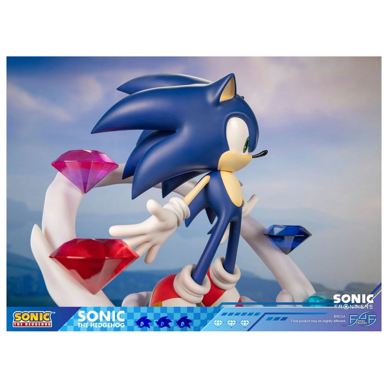 Sonic The Hedgehog Sonic Frontiers Harz Statue Sonic 42 cm Produktfoto