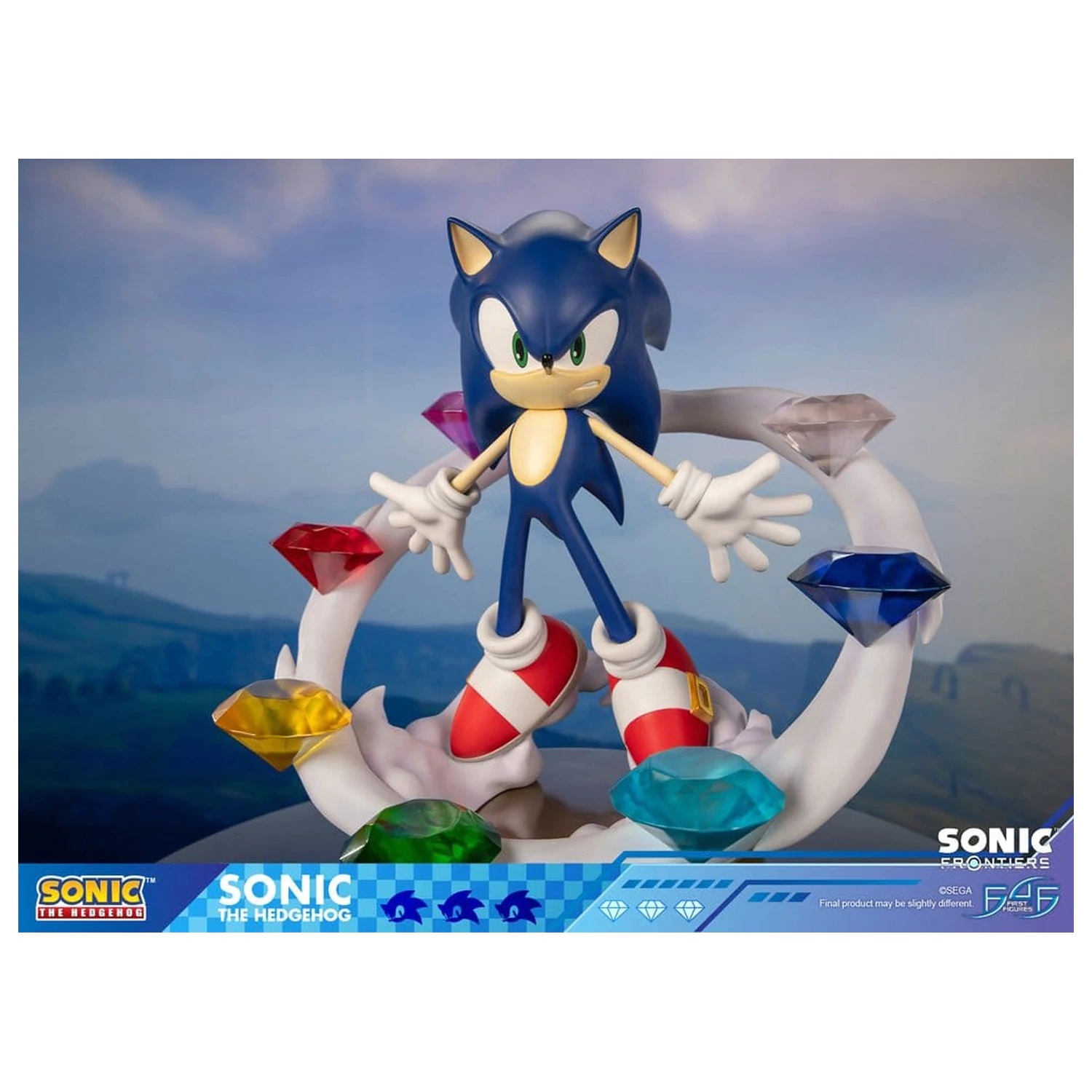 Sonic The Hedgehog Sonic Frontiers Harz Statue Sonic 42 cm Produktfoto