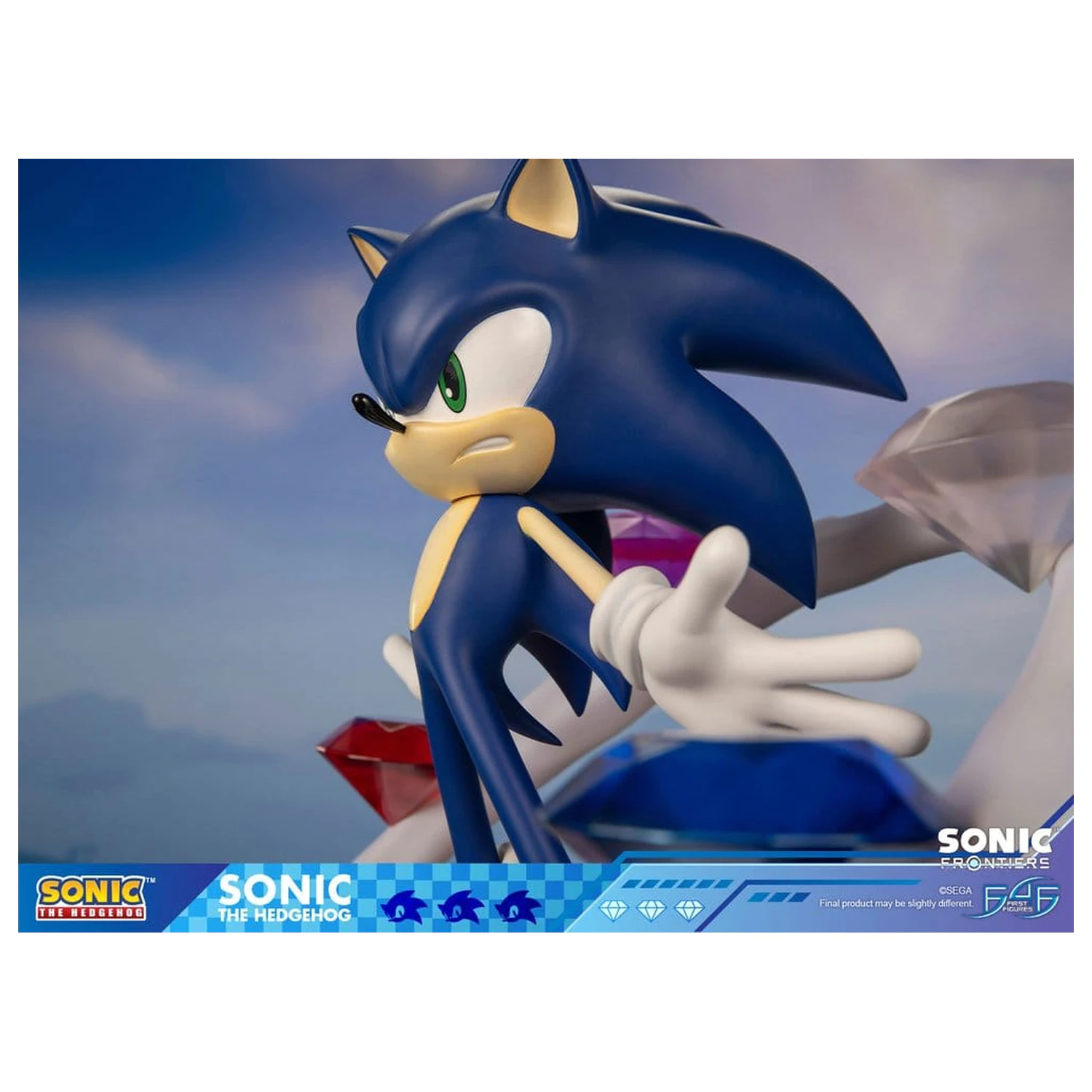 Sonic The Hedgehog Sonic Frontiers Harz Statue Sonic 42 cm Produktfoto