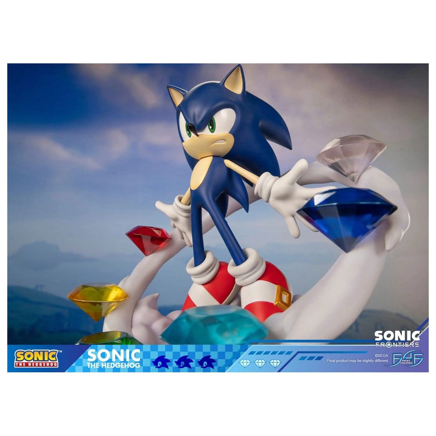 Sonic The Hedgehog Sonic Frontiers Harz Statue Sonic 42 cm Produktfoto