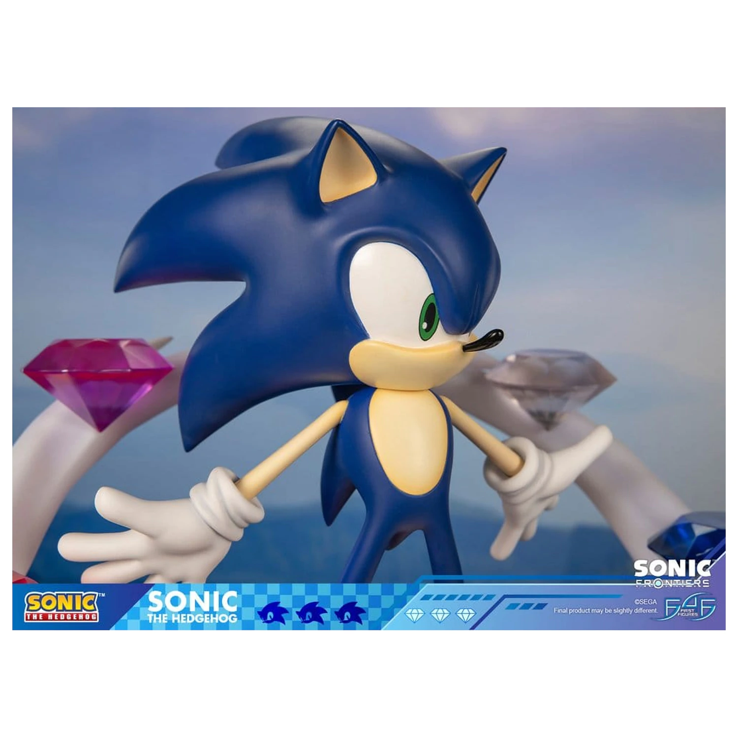 Sonic The Hedgehog Sonic Frontiers Harz Statue Sonic 42 cm Produktfoto