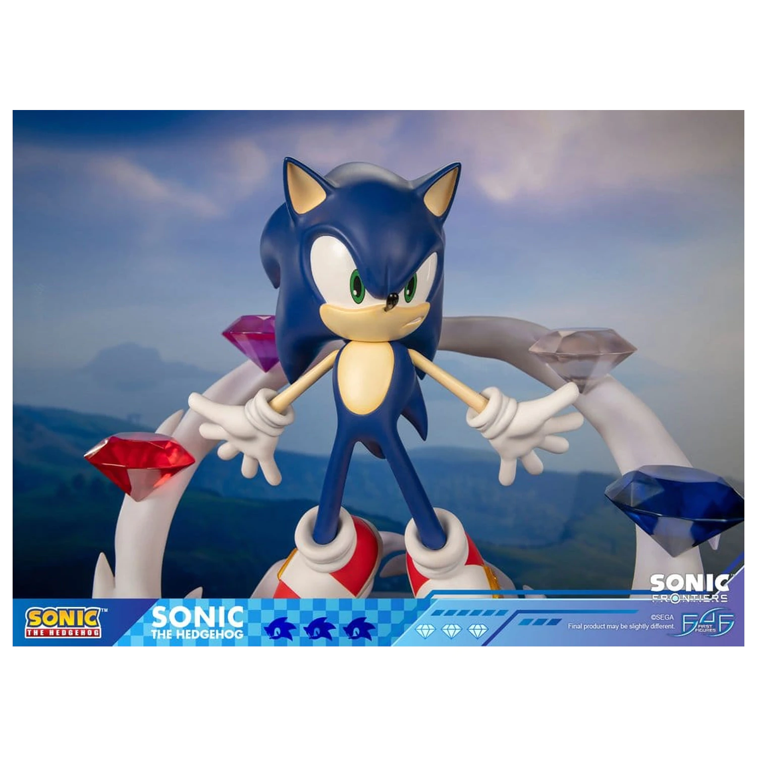 Sonic The Hedgehog Sonic Frontiers Harz Statue Sonic 42 cm Produktfoto