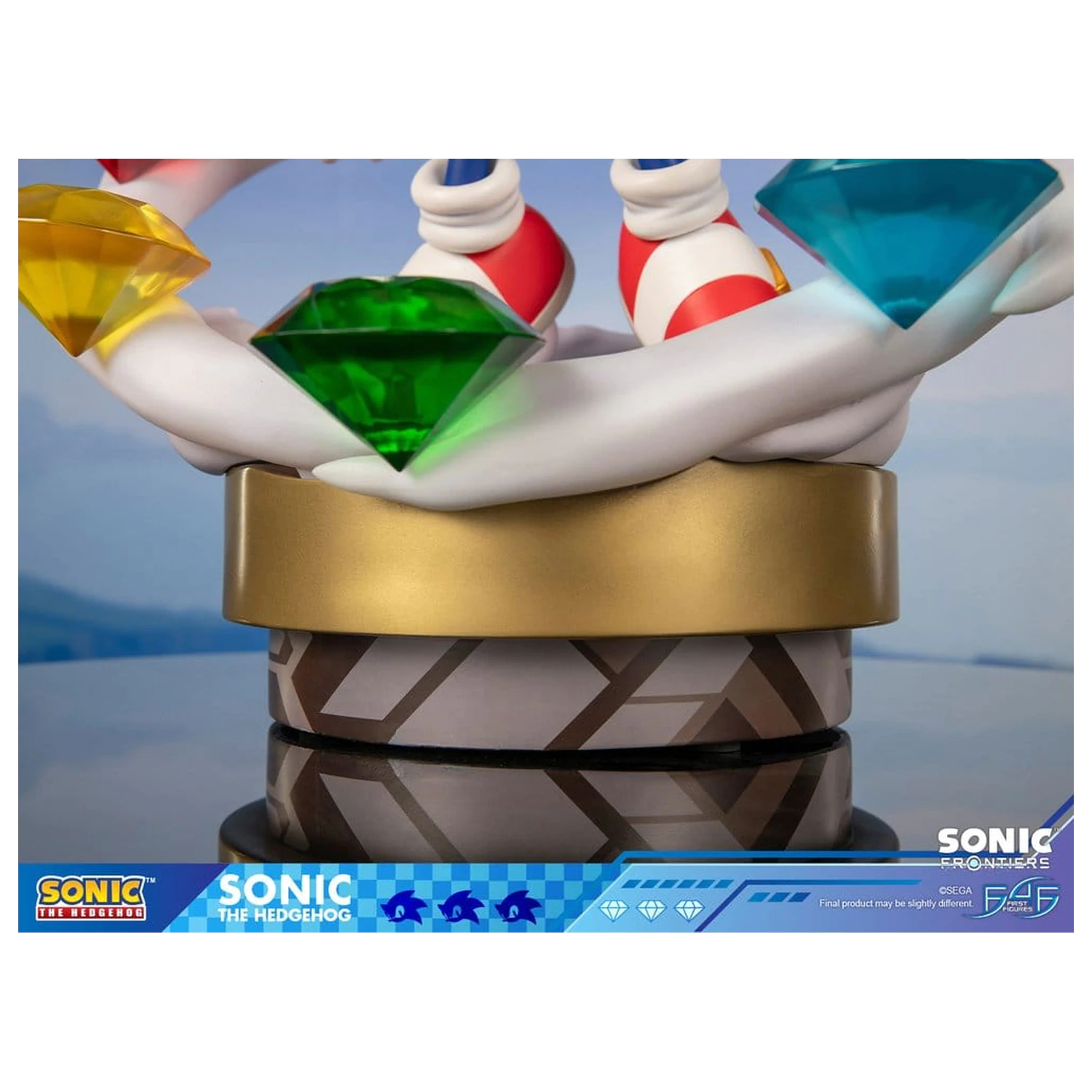 Sonic The Hedgehog Sonic Frontiers Harz Statue Sonic 42 cm Produktfoto
