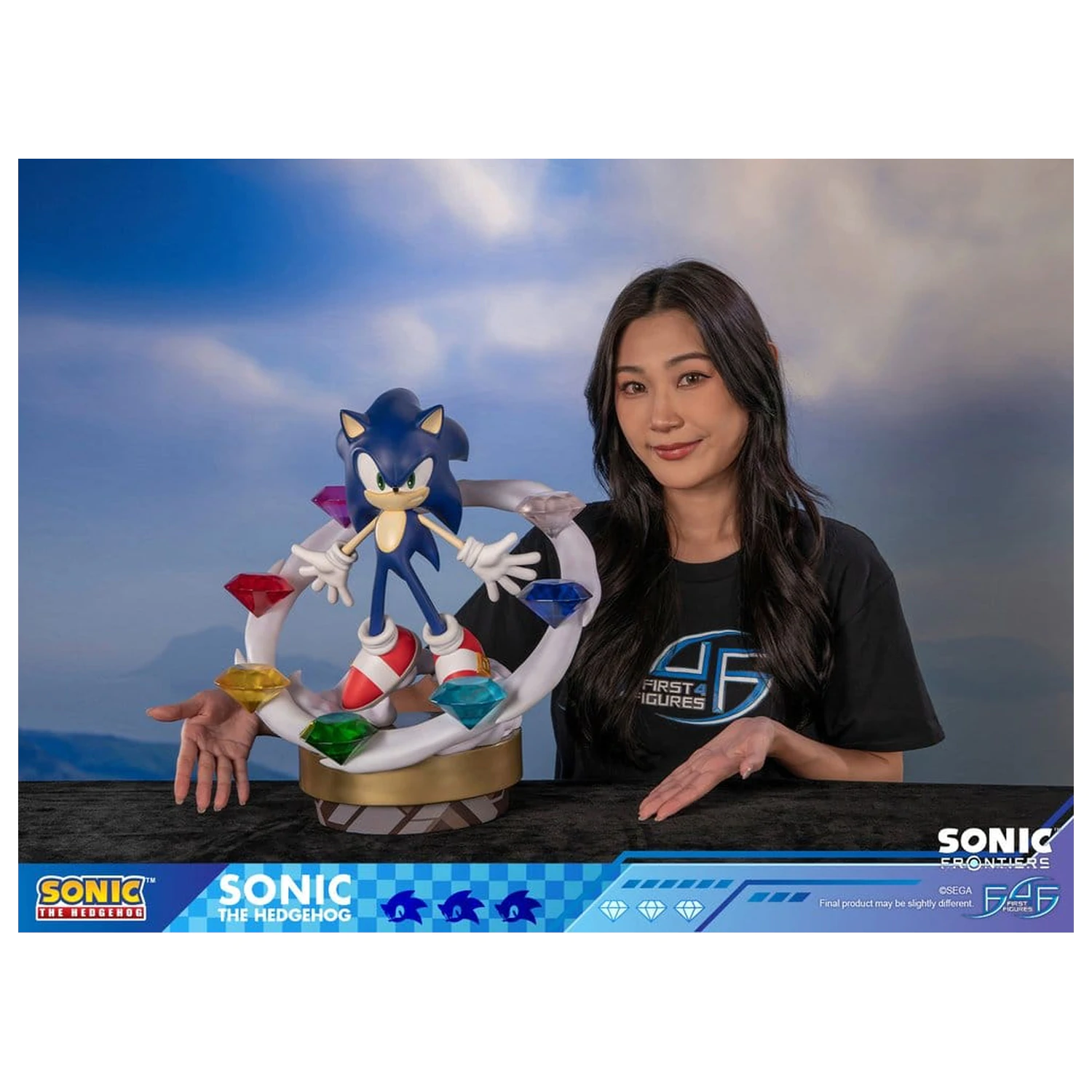Sonic The Hedgehog Sonic Frontiers Harz Statue Sonic 42 cm Produktfoto