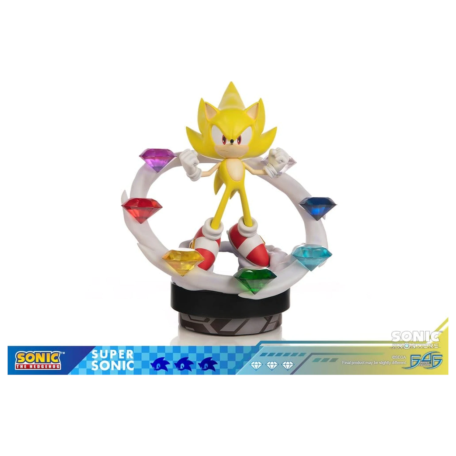 Sonic The Hedgehog Sonic Frontiers Harz Statue Super Sonic 45 cm Produktfoto