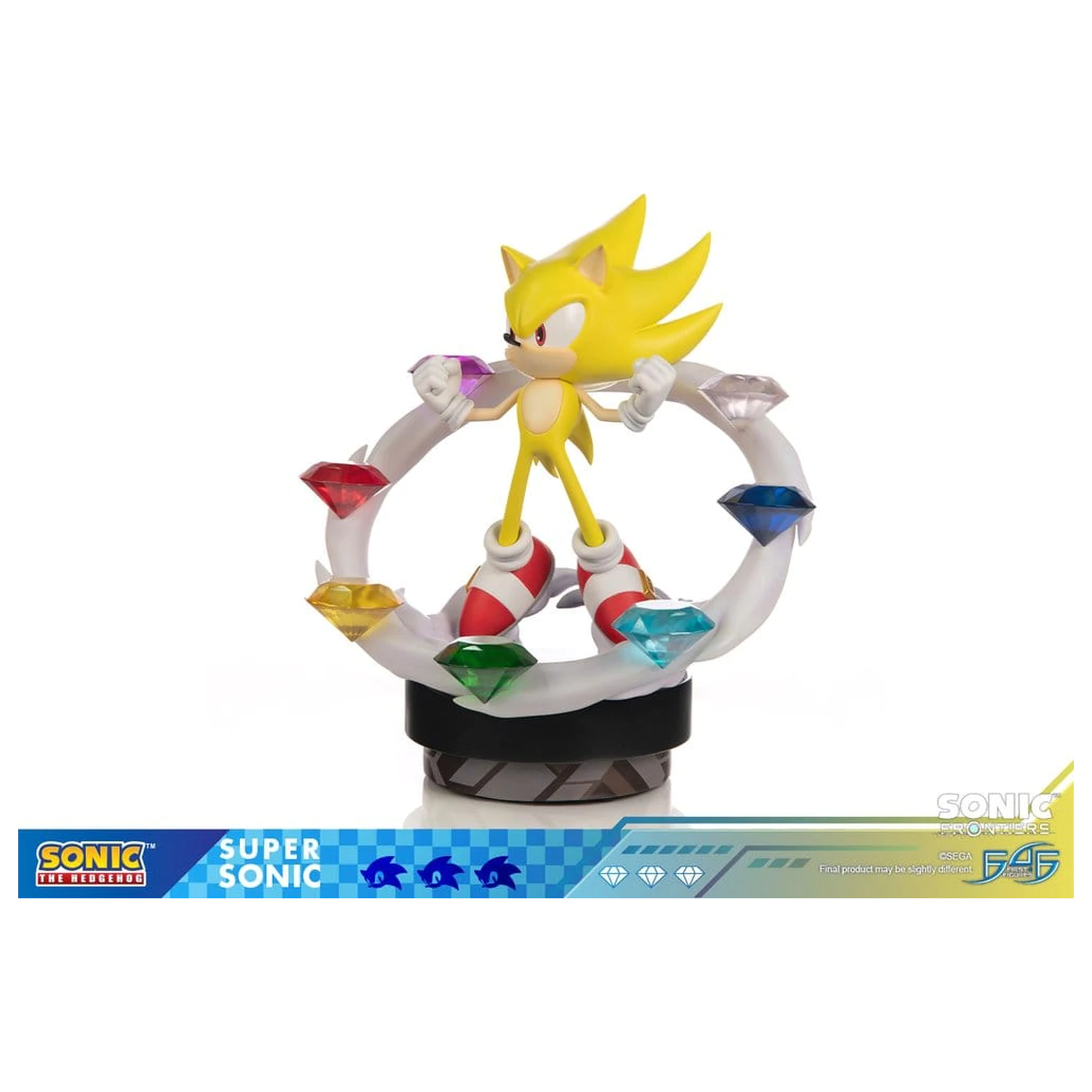Sonic The Hedgehog Sonic Frontiers Harz Statue Super Sonic 45 cm Produktfoto
