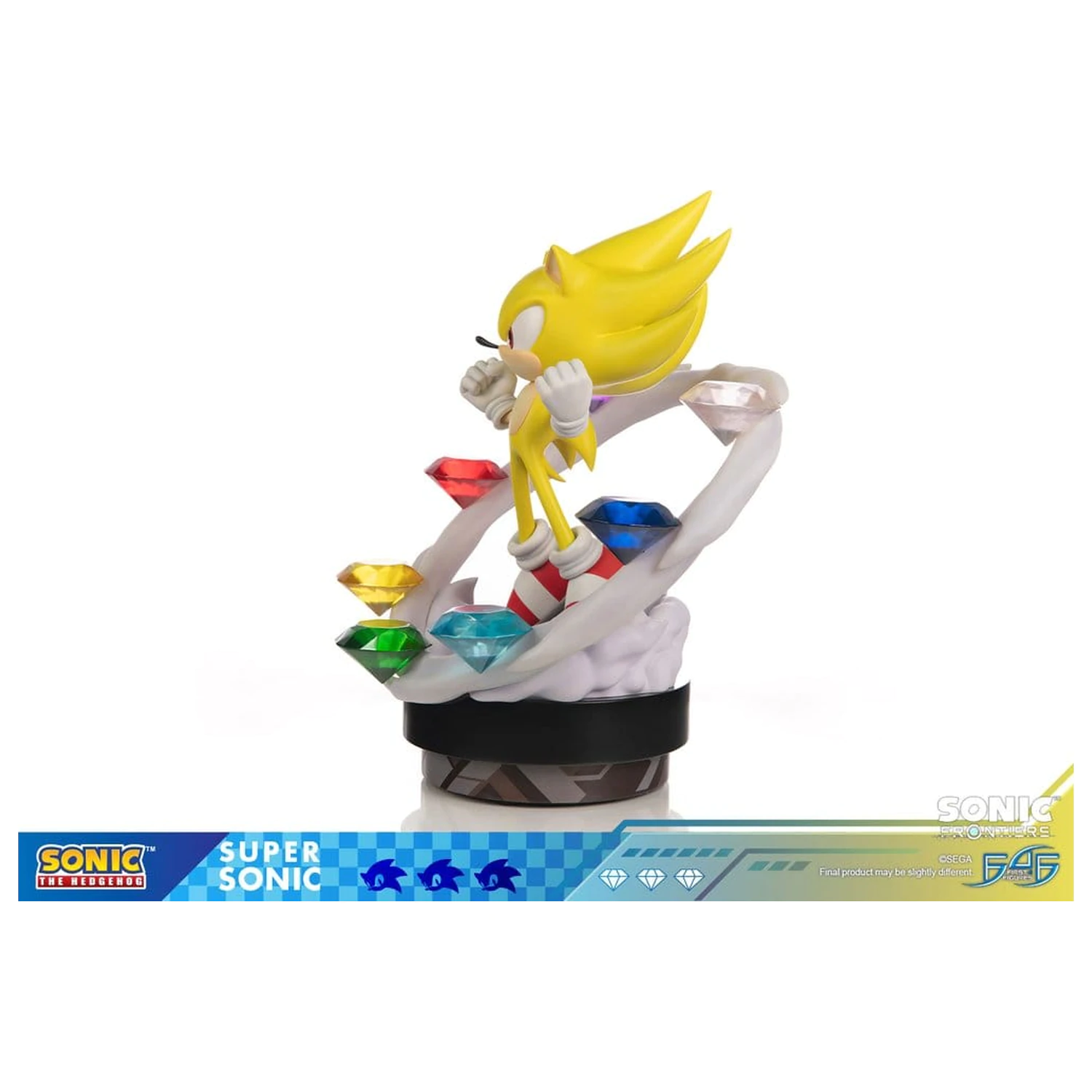 Sonic The Hedgehog Sonic Frontiers Harz Statue Super Sonic 45 cm Produktfoto