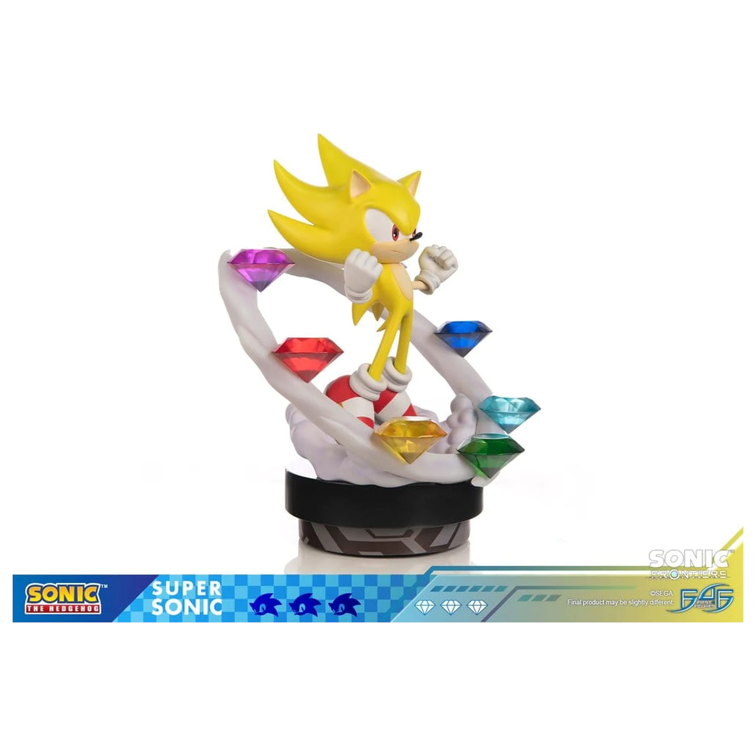 Sonic The Hedgehog Sonic Frontiers Harz Statue Super Sonic 45 cm Produktfoto