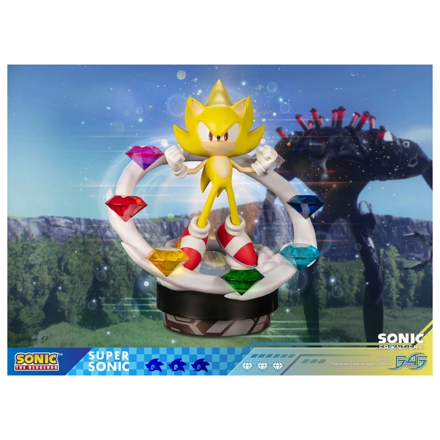 Sonic The Hedgehog Sonic Frontiers Harz Statue Super Sonic 45 cm Produktfoto