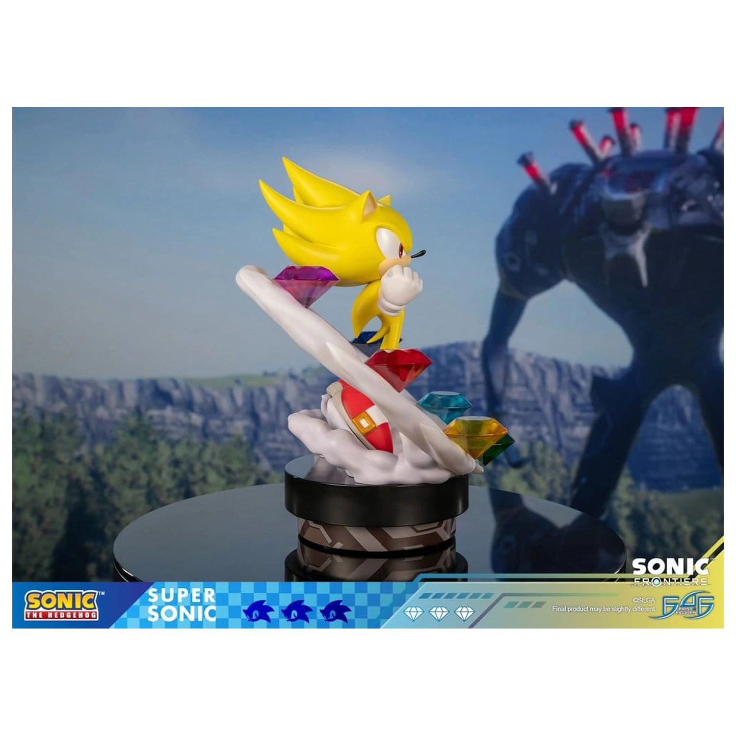 Sonic The Hedgehog Sonic Frontiers Harz Statue Super Sonic 45 cm Produktfoto