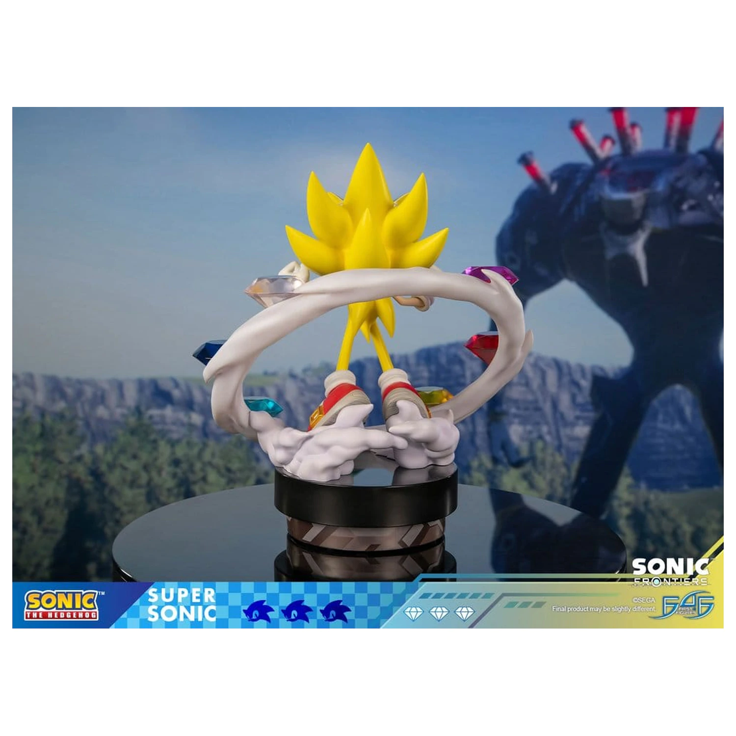 Sonic The Hedgehog Sonic Frontiers Harz Statue Super Sonic 45 cm Produktfoto