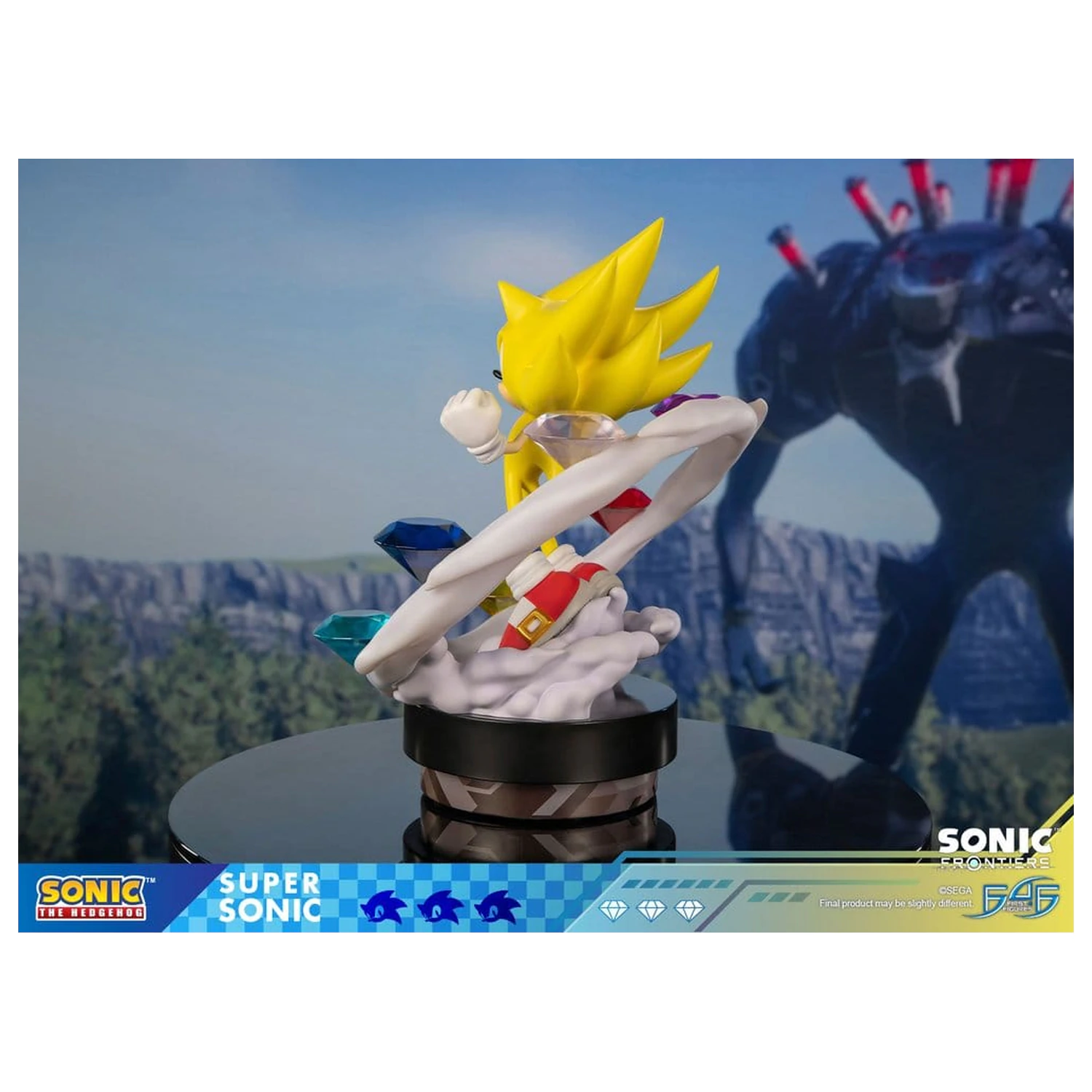 Sonic The Hedgehog Sonic Frontiers Harz Statue Super Sonic 45 cm Produktfoto